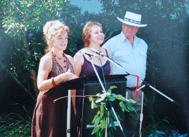 Leanne Tobin & Karen Maber, Curators of Echoes of Blacktown, Darug Exhibition, 2009